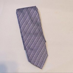 Beautiful dark purple tie in classic Missoni zigzag print